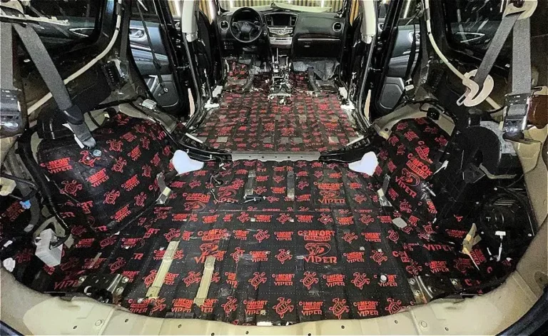 Шумоизоляция Infinita QX60 2020 пол 2