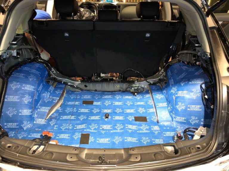 Шумоизоляция Infiniti QX70 2017 багажник 4 (1)
