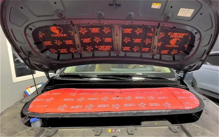 Шумоизоляция KIA Carnival 2021 капот