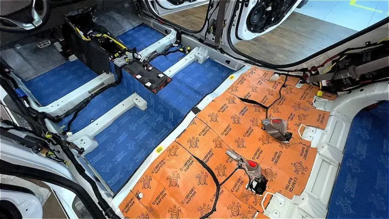 Шумоизоляция KIA K8 2021 пол 3