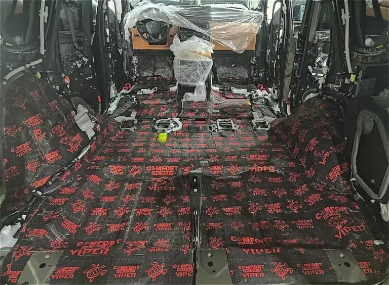 Шумоизоляция Lexus LX 2022 пол 2